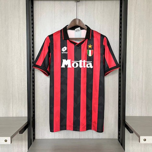 Retro AC Mailand 1993-94 Heim Fußballtrikots