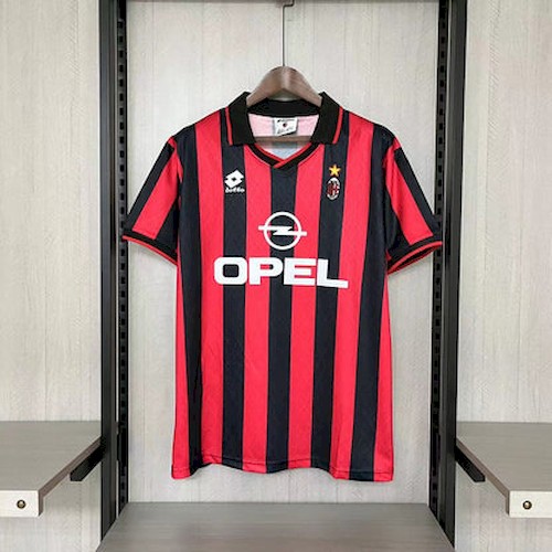 Retro AC Mailand 1995-96 Heim Fußballtrikots