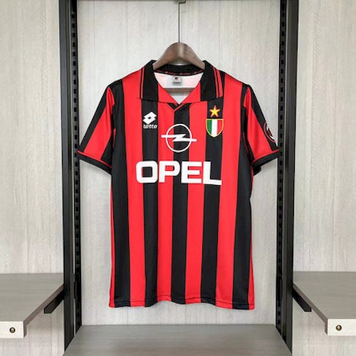 Retro AC Mailand 1996-97 Heim Fußballtrikots
