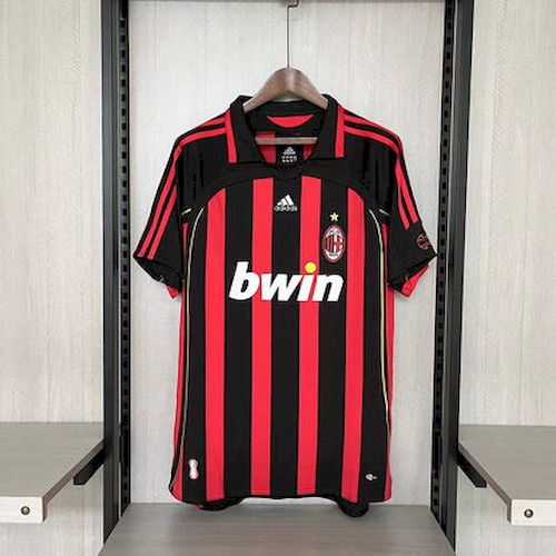 Retro AC Mailand 2006-07 Heim Fußballtrikots