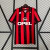 Retro AC Mailand 88 89 Heim Fußballtrikots