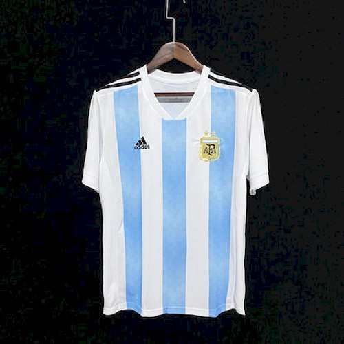 Retro Argentinien 2018 Heim Fußballtrikots