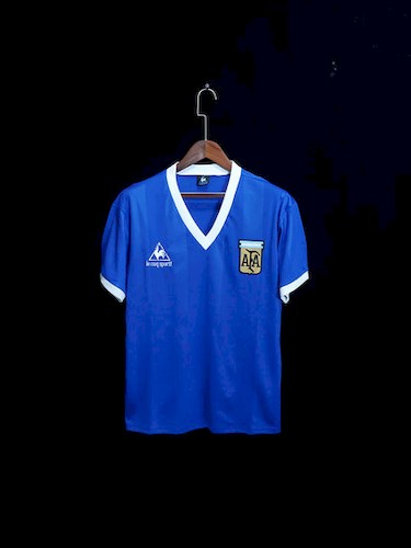 Retro Argentinien Auswärts Fußballtrikots 1986