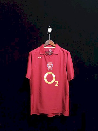 Retro Arsenal 05-06 Heim Fußballtrikots