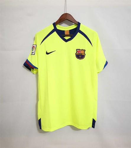 Retro Barcelona 05-06 Auswärts Fußballtrikots