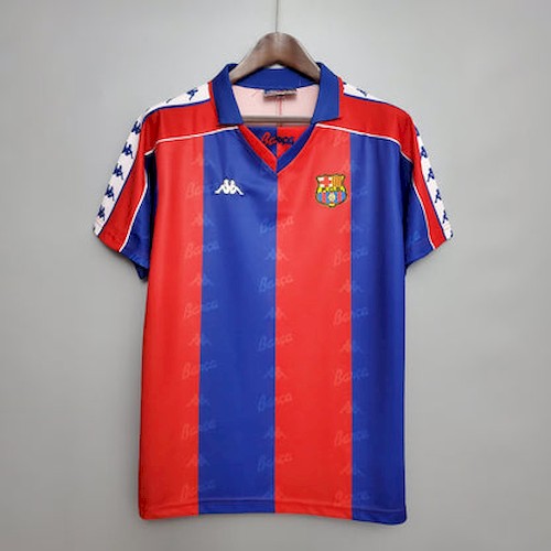 Retro Barcelona 1995 Heim Fußballtrikots