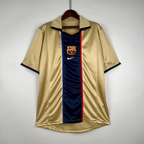 Retro Barcelona 2002 Auswärts Fußballtrikots
