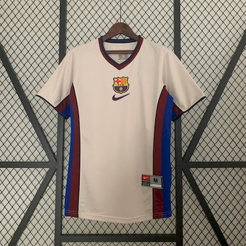 Retro Barcelona 88-89 Auswärts Fußballtrikots