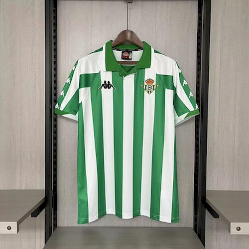 Retro Betis 2000-01 Heim Fußballtrikots