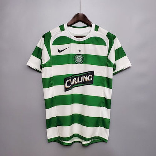 Retro Celtic 05-06 Heim Fußballtrikots
