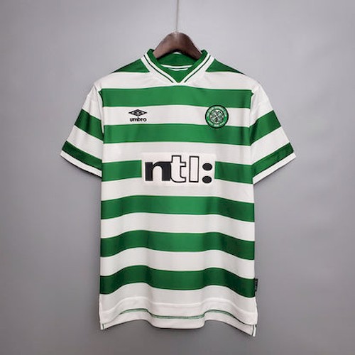 Retro Celtic 99-00 Heim Fußballtrikots