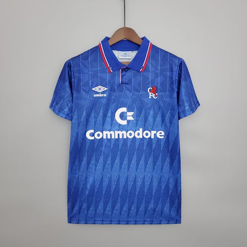 Retro Chelsea 89-91 Heim Fußballtrikots