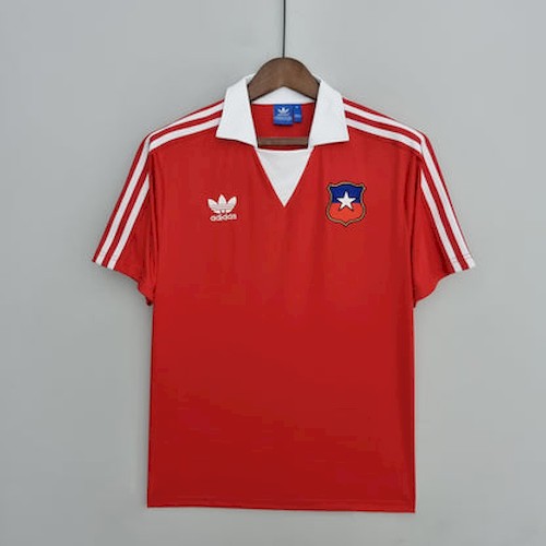 Retro Chile 1982 Heim Fußballtrikots
