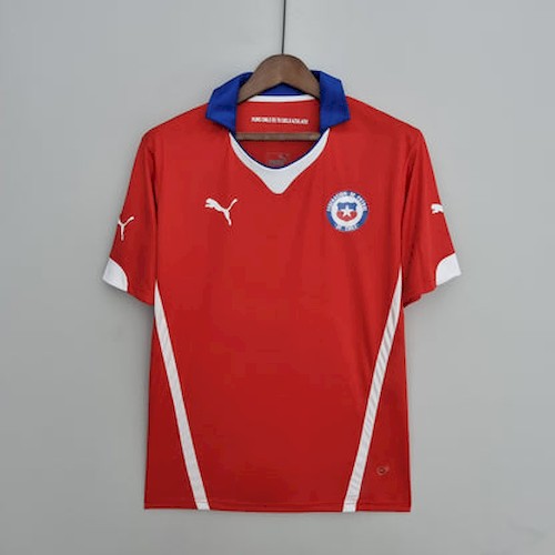 Retro Chile 2014 Heim Fußballtrikots