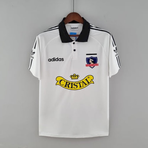 Retro Colo Colo 92-93 Heim Fußballtrikots