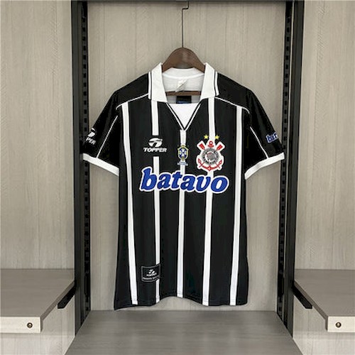 Retro Corinthians 1999 Auswärts Fußballtrikots
