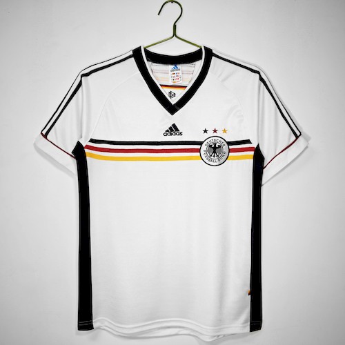 Retro Deutschland 1998 Heim Fußballtrikots