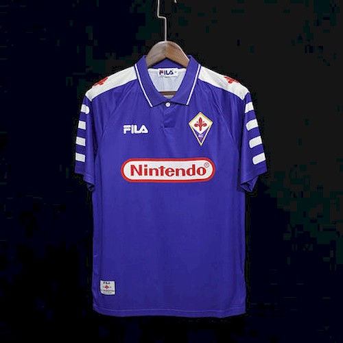 Retro Fiorentina Heim Fußballtrikots 1998-99