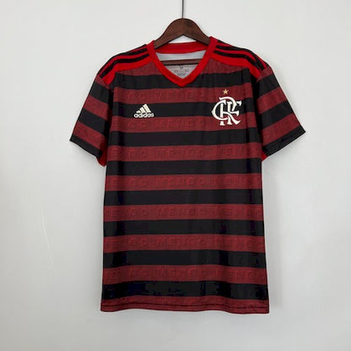 Retro Flamengo 19-20 Heim Fußballtrikots