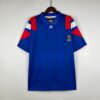 Retro Frankreich 1992 Heim Fußballtrikots