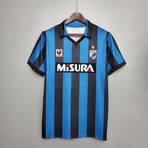 Retro Inter Mailand 89-90 Heim Fußballtrikots