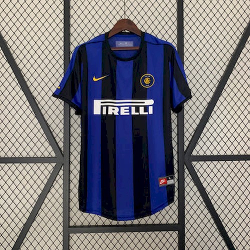 Retro Inter Mailand 99-00 Heim Fußballtrikots