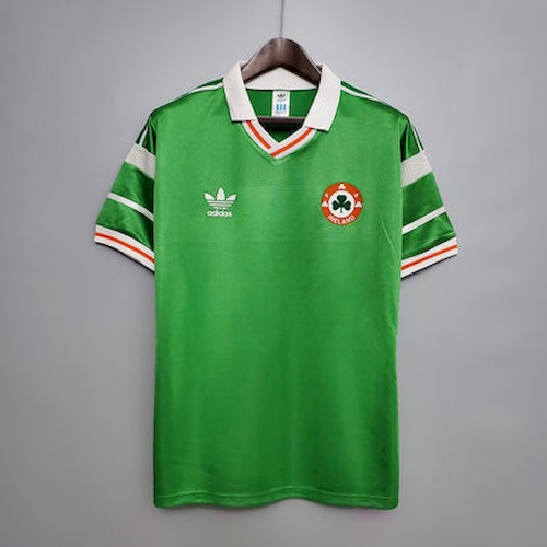 Retro Irland 1988 Heim Fußballtrikots