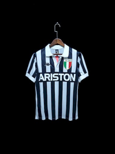 Retro Juventus 1984-1985 Heim Fußballtrikots
