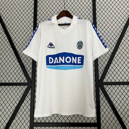 Retro Juventus 90-92 Weiß Fußballtrikots