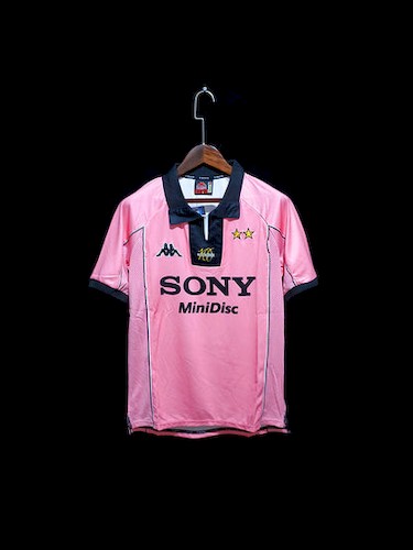 Retro Juventus 98-99 Auswärts Fußballtrikots