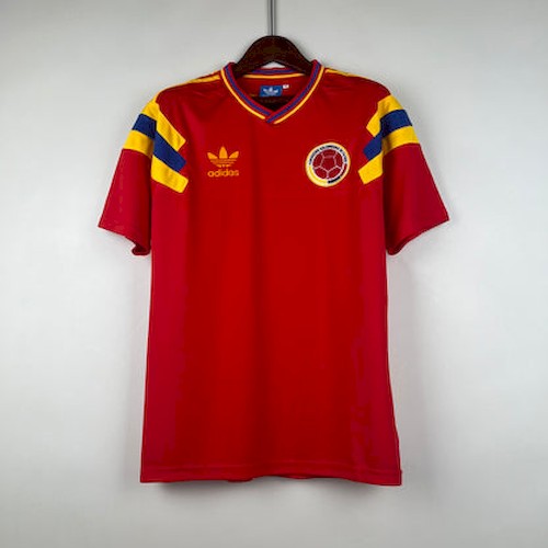 Retro Kolumbien 1990 Auswärts Fußballtrikots