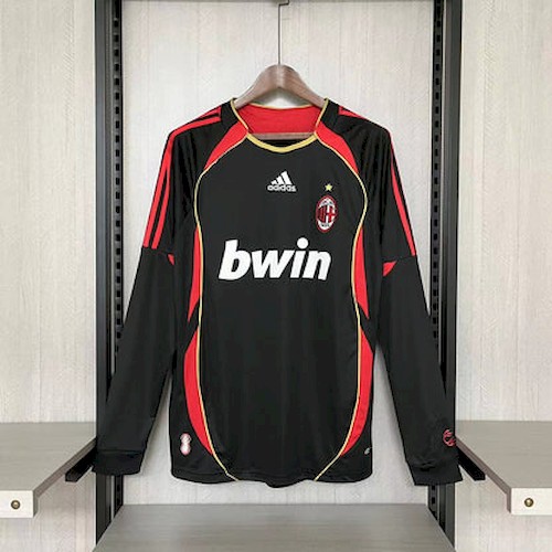 Retro Langarm AC Mailand 2006-07 III Fußballtrikots