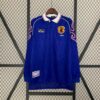 Retro Langarm Japan 1998 Heim Fußballtrikots