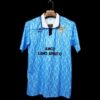 Retro Lazio 1991 92 Heim Fußballtrikots