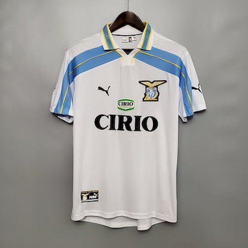 Retro Lazio 2001 Auswärts Fußballtrikots