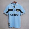 Retro Lazio 98 99 Heim Fußballtrikots