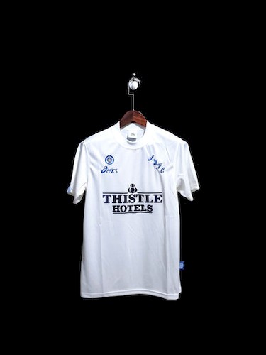 Retro Leeds United 95-96 Heim Fußballtrikots