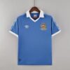 Retro Manchester City 81 82 Heim Fußballtrikots
