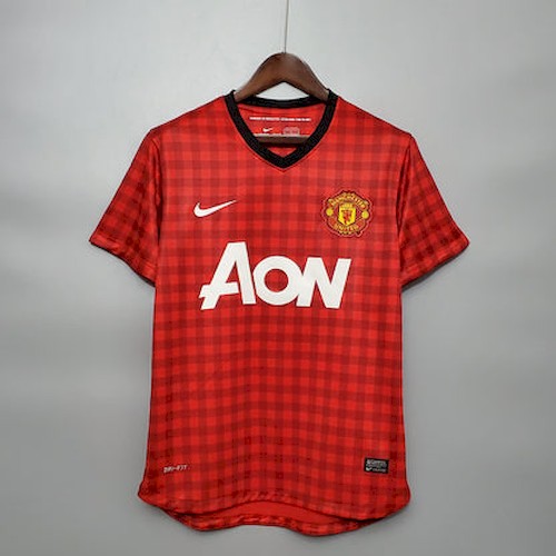 Retro Manchester United 13-14 Heim Fußballtrikots