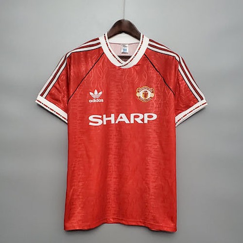 Retro Manchester United 1992 Heim Fußballtrikots