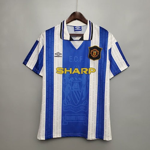 Retro Manchester United 1993 Auswärts Fußballtrikots