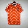 Retro Niederlande 1988 Langarm Fußballtrikots