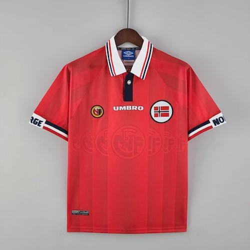 Retro Norwegen 98-99 Heim Fußballtrikots