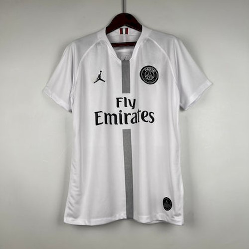 Retro PSG 18-19 Weiß Fußballtrikots