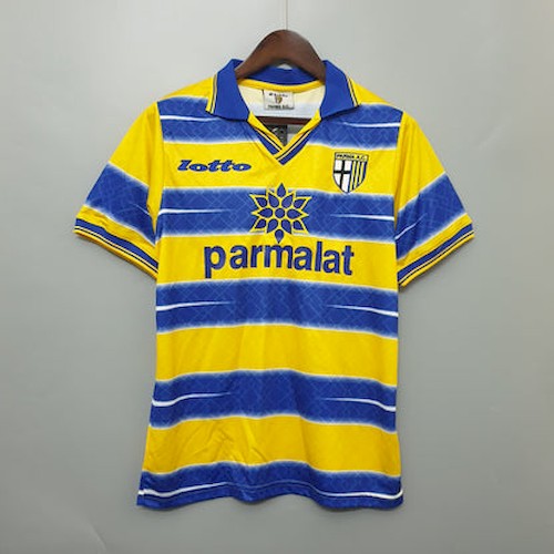 Retro Parma 1994 Heim Fußballtrikots