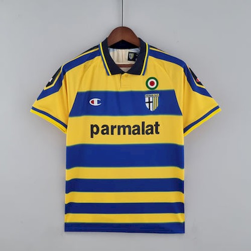 Retro Parma 99-00 Heim Fußballtrikots