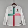 Retro Portugal 2012 Auswärts Fußballtrikots Langarm