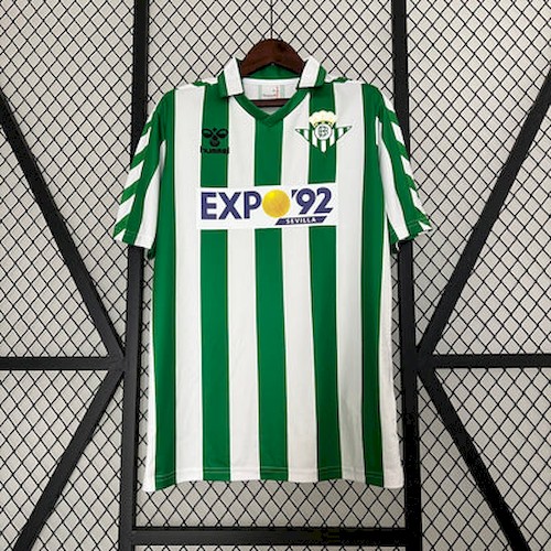 Retro Real Betis 88-89 Heim Fußballtrikots