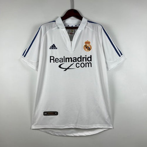 Retro Real Madrid 01-02 Heim Fußballtrikots
