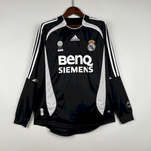 Retro Real Madrid 03-04 Tredje Langarm Fußballtrikots